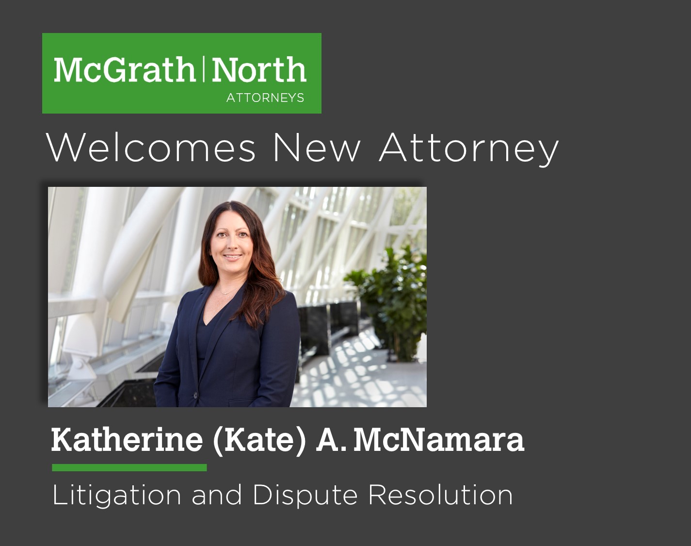 Katherine a mcnamara attorney mcgrath north mullin kratz pc llo