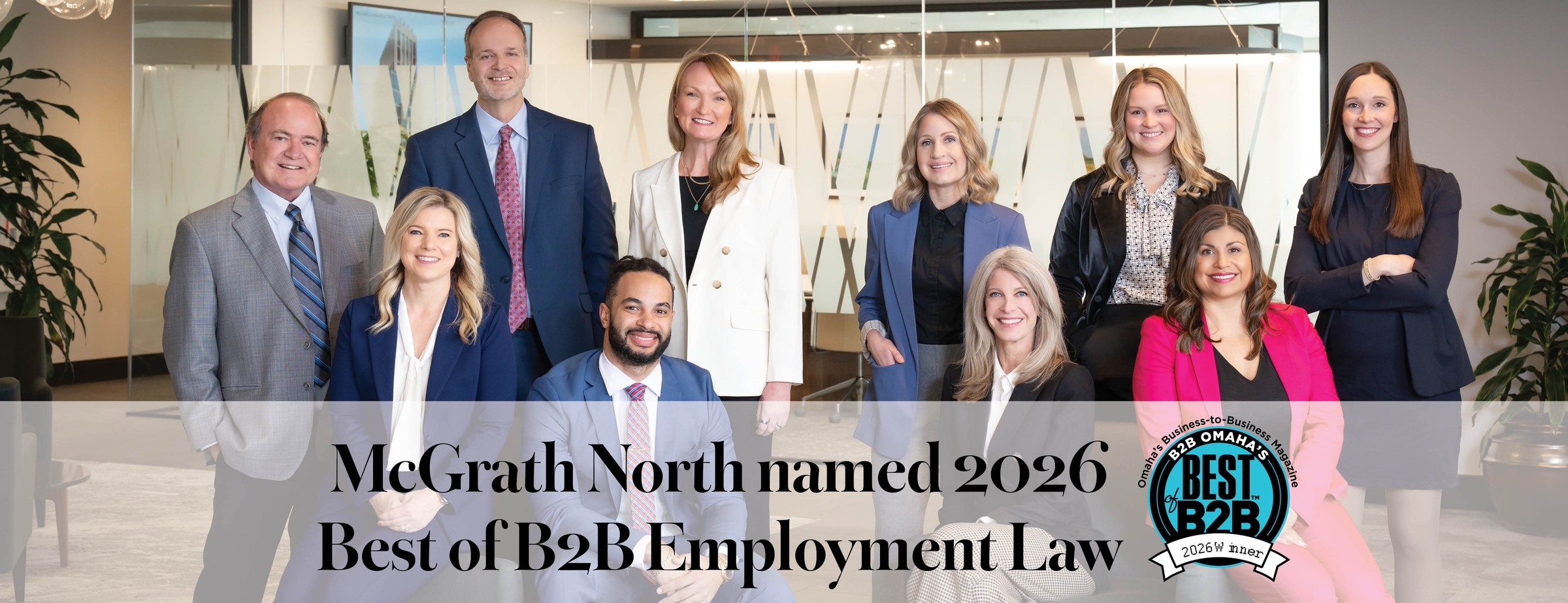 McGrath North Named 2026 Best of B2B Employment Law